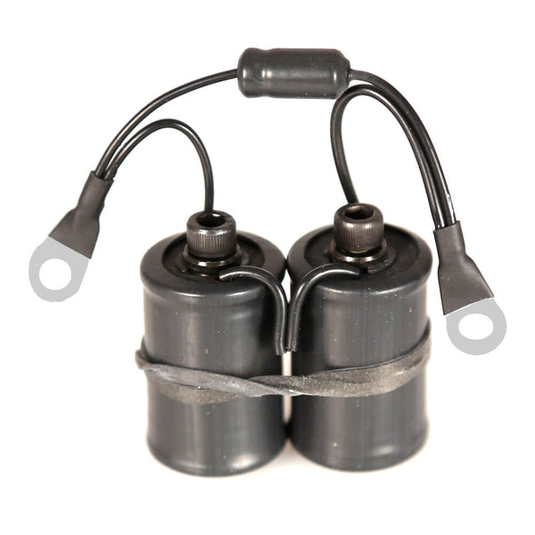 Coils with Black Heat Shrink - 1-1/8" 8 Wrap With Capacitor #25