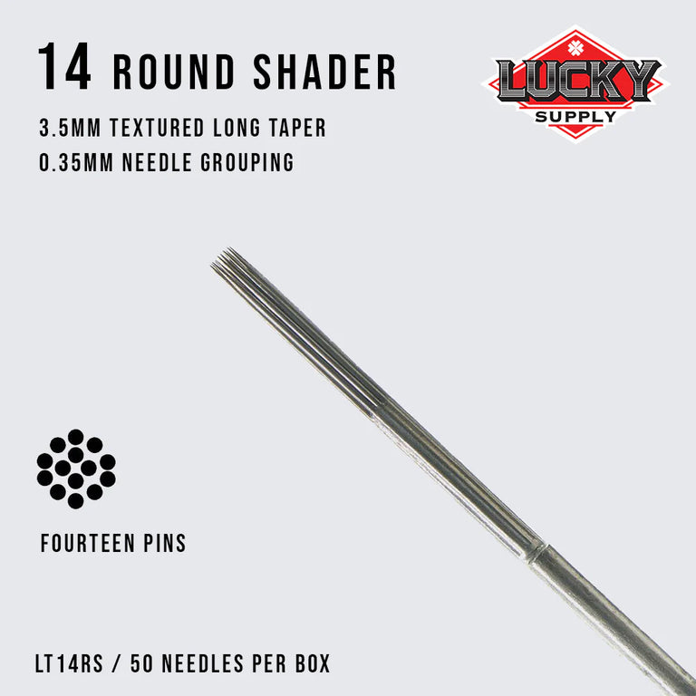 Lucky Supply Needles - 3-18 Round Shader