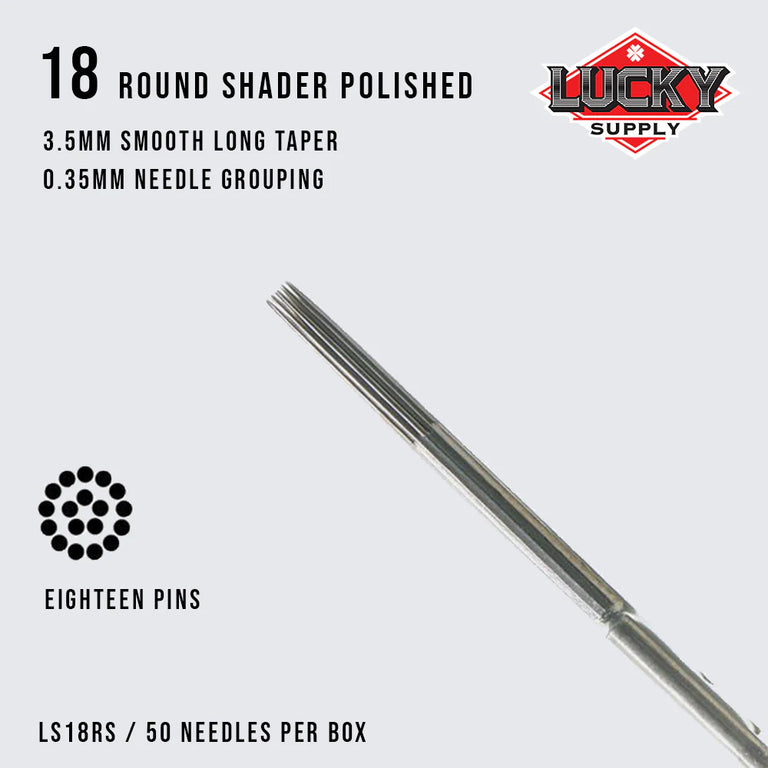 Lucky Supply Needles - 3-18 Round Shader