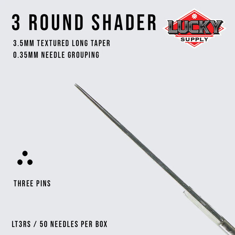 Lucky Supply Needles - 3-18 Round Shader