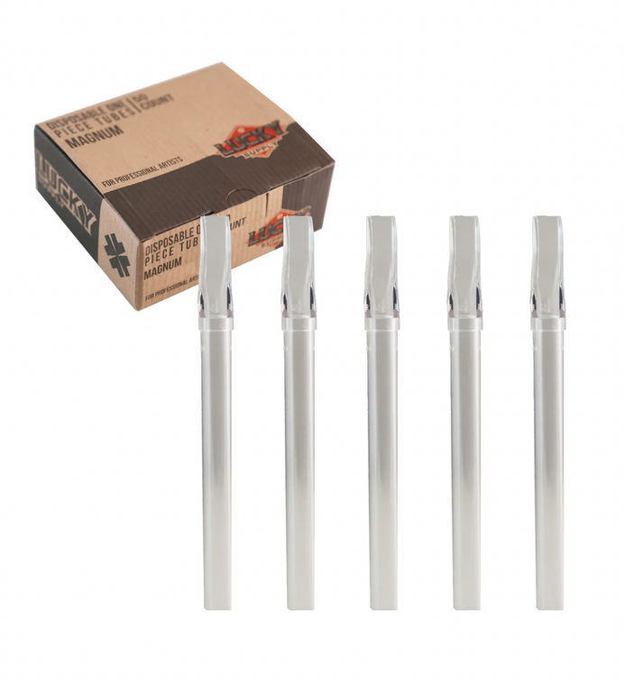 Clear Disposable Tube Stems