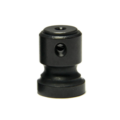 Binding Post Spout Topped Large Nickel Black - Rear
