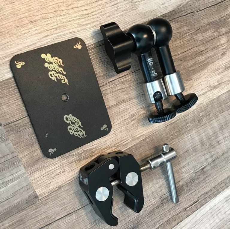 Hard Craft Company Heavy duty Aluminum Alloy ARM with clamp and IRON PLATE.