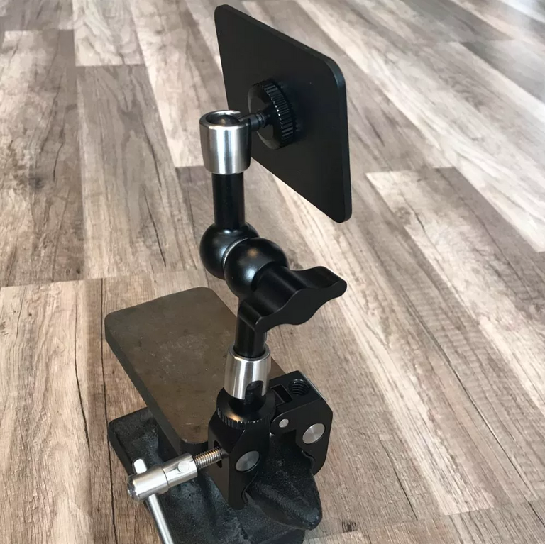 Hard Craft Company Heavy duty Aluminum Alloy ARM with clamp and IRON PLATE.