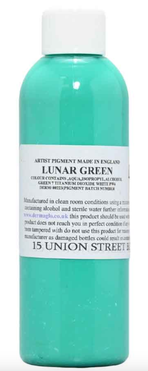 Dermaglo - Lunar Green - 100ml - Drawing-Color
