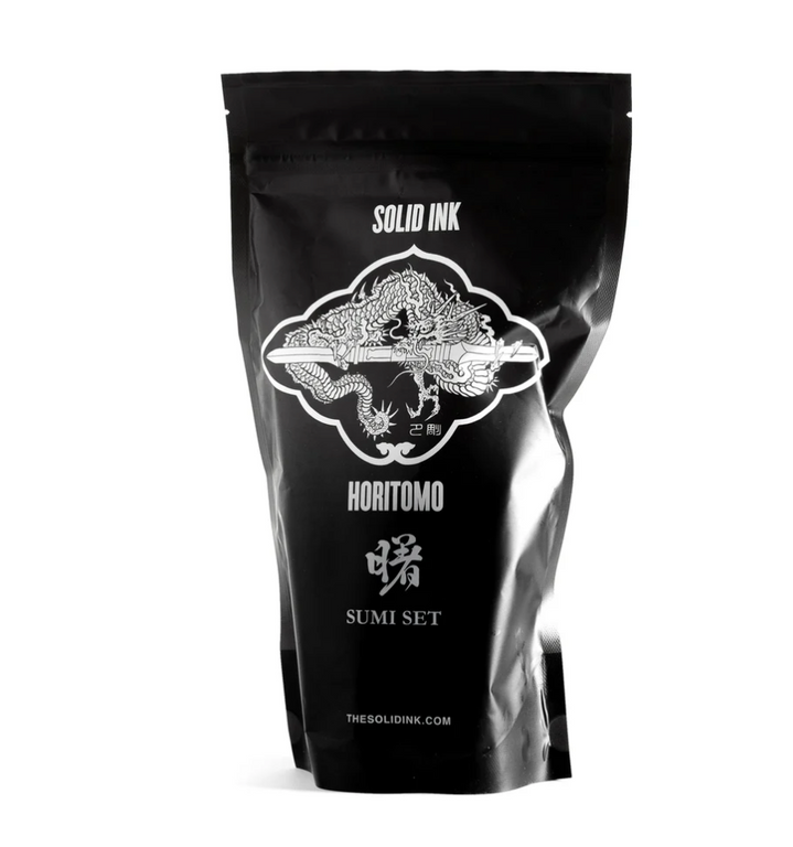 SOLID INK - Horitomo | Sumi Set (Black, Dark, Medium, Light)