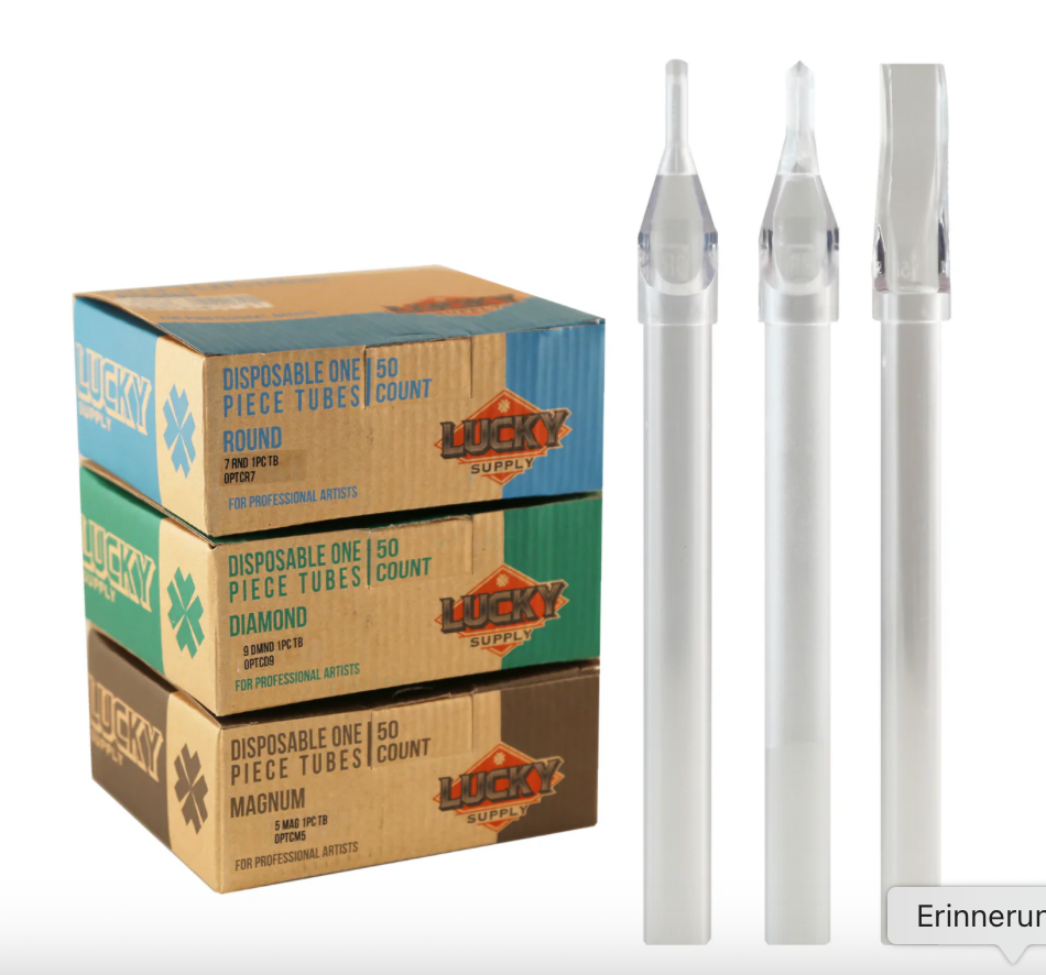 Clear Disposable Tube Stems