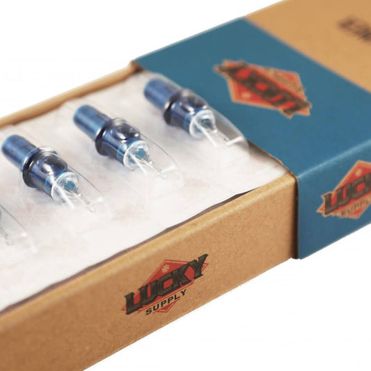 Lucky Supply Disposable Needle Cartridges - Round Liner Bugpin