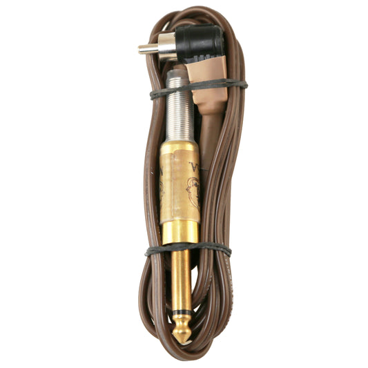 Lucky Supply - RCA 90 Degree Clip Cord - Chocolate Brown