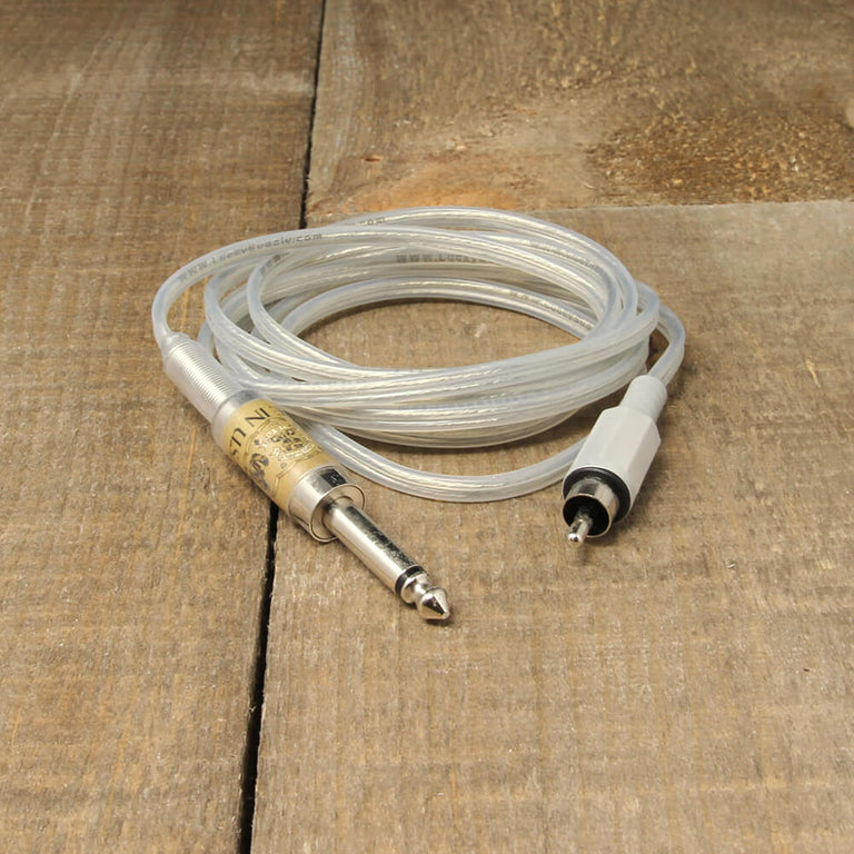 Lucky Supply RCA Clip Cord - Clear