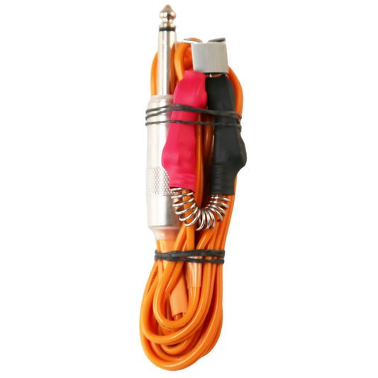 Lucky Supply Silicone Clip Cord with Springs - Orange