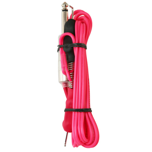Lucky Supply Silicone Clip Cord With Springs - Pink