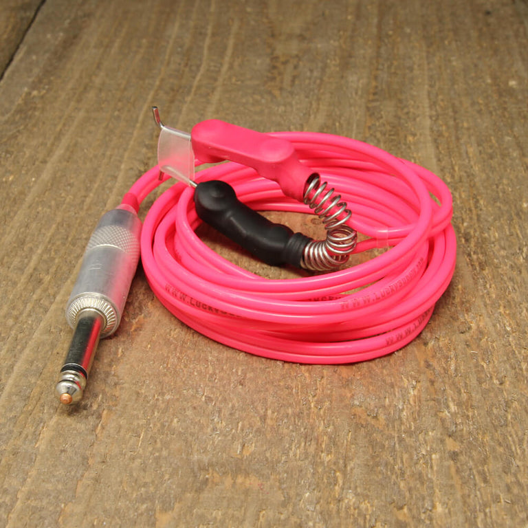 Lucky Supply Silicone Clip Cord With Springs - Pink