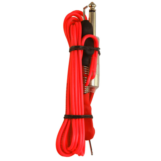 Lucky Supply Silicone Clip Cord With Springs - Red