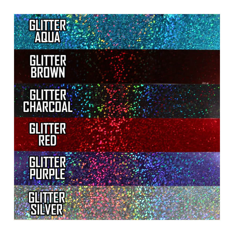 Coil Wrap - Prism Glitter - Red