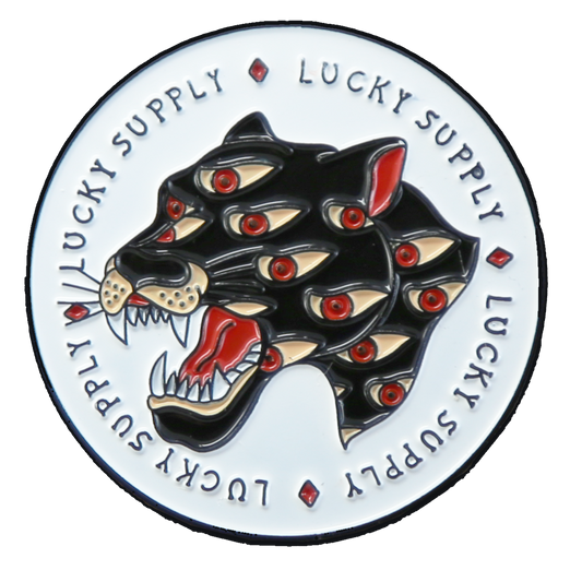 Lucky Supply Panther Eyes Enamel Pin