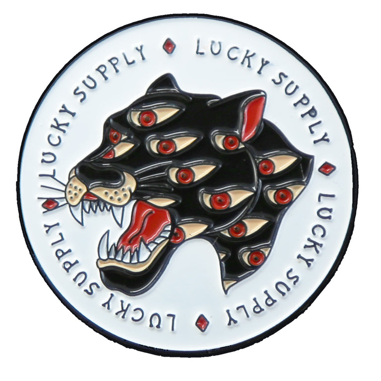 Lucky Supply Panther Eyes Enamel Pin