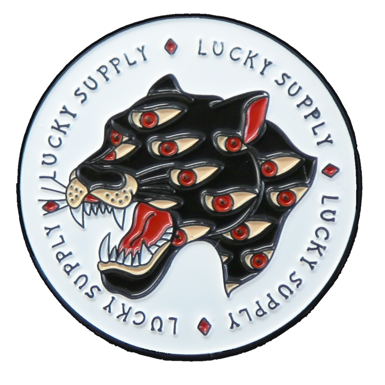 Lucky Supply Panther Eyes Enamel Pin