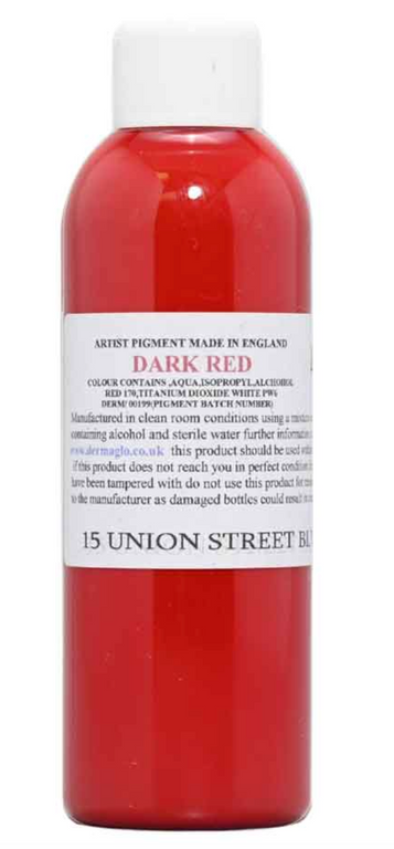 Dermaglo - Dark Red - 100ml - Drawing-Color