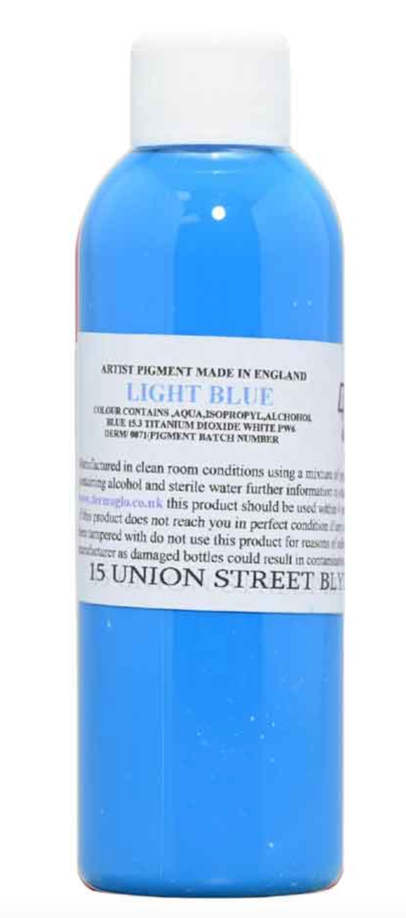Dermaglo - Light Blue - 100ml - Drawing-Color