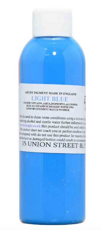 Dermaglo - Light Blue - 100ml - Drawing-Color