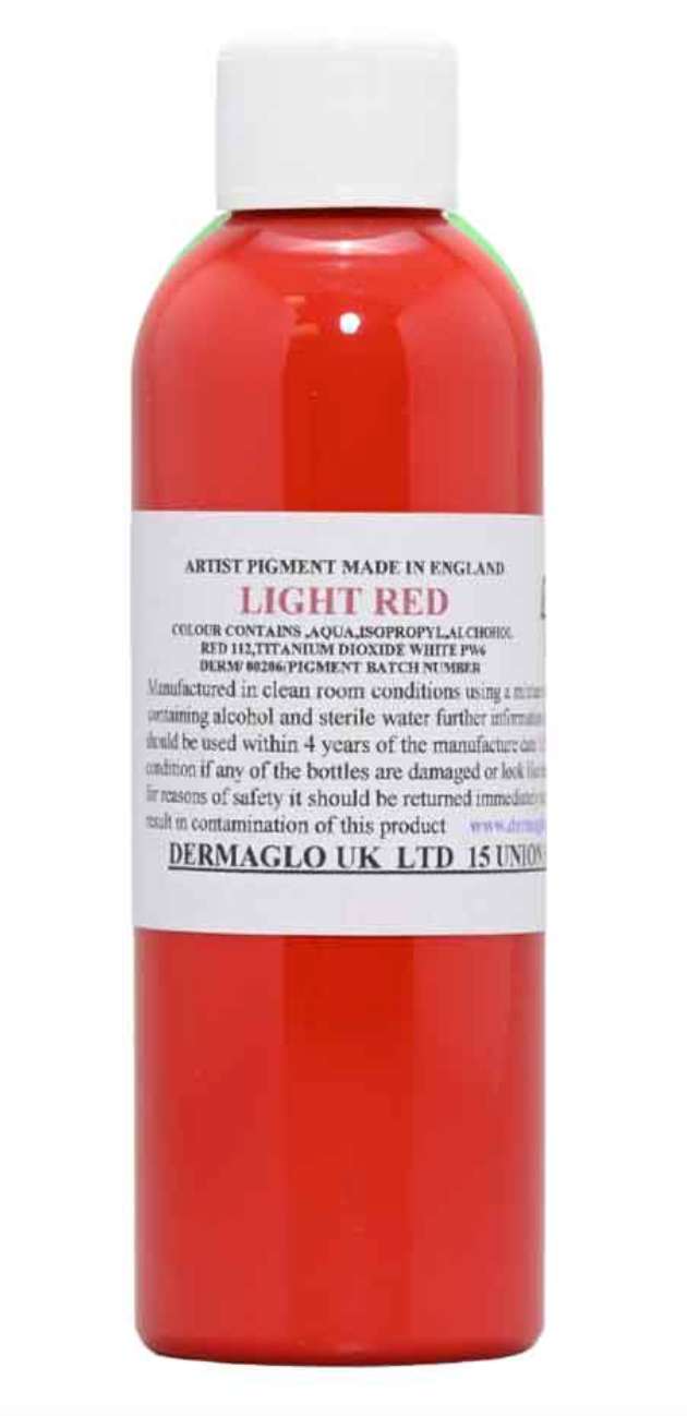 Dermaglo - Light Red - 100ml - Drawing-Color