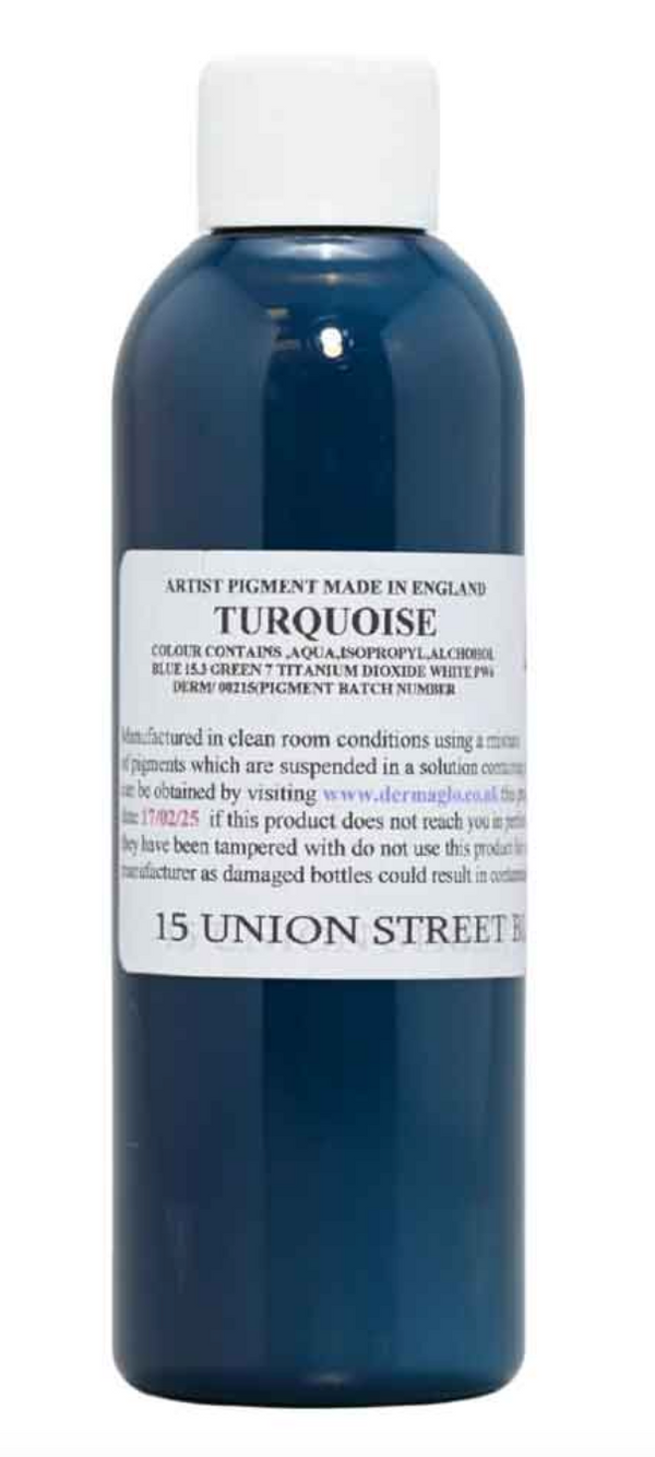 Dermaglo - Turquoise - 100ml - Drawing-Color