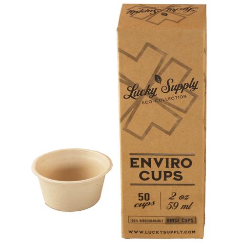 ENVIRO Cups - Medium Biodegradable Paper Rinse Cups 2oz/59ml
