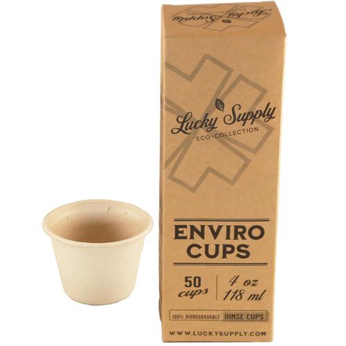 ENVIRO Cups - Large Biodegradable Paper Rinse Cups 4oz/118ml