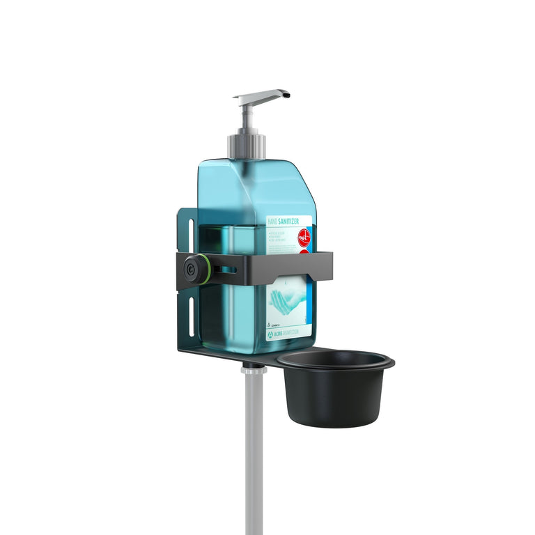 Disinfectant Stand by Gravity - Height-Adjustable