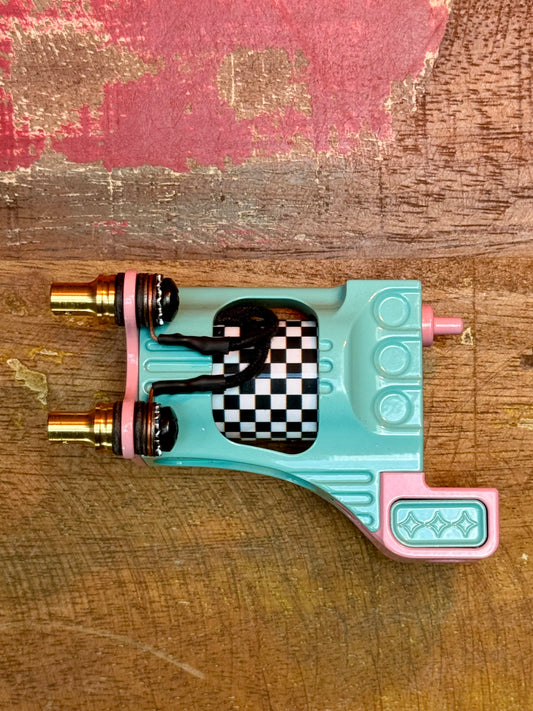 Shagbuilt - DLX - Pink Mint Checkerboard