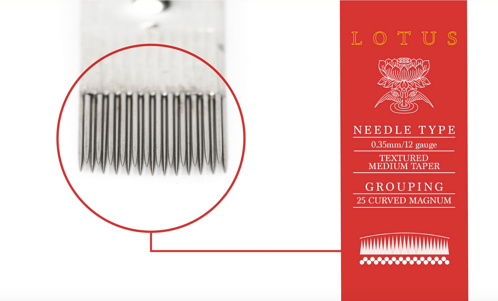 Lotus - MEDIUM TAPER TEXTURED Curved MAGNUM - 7 - 25