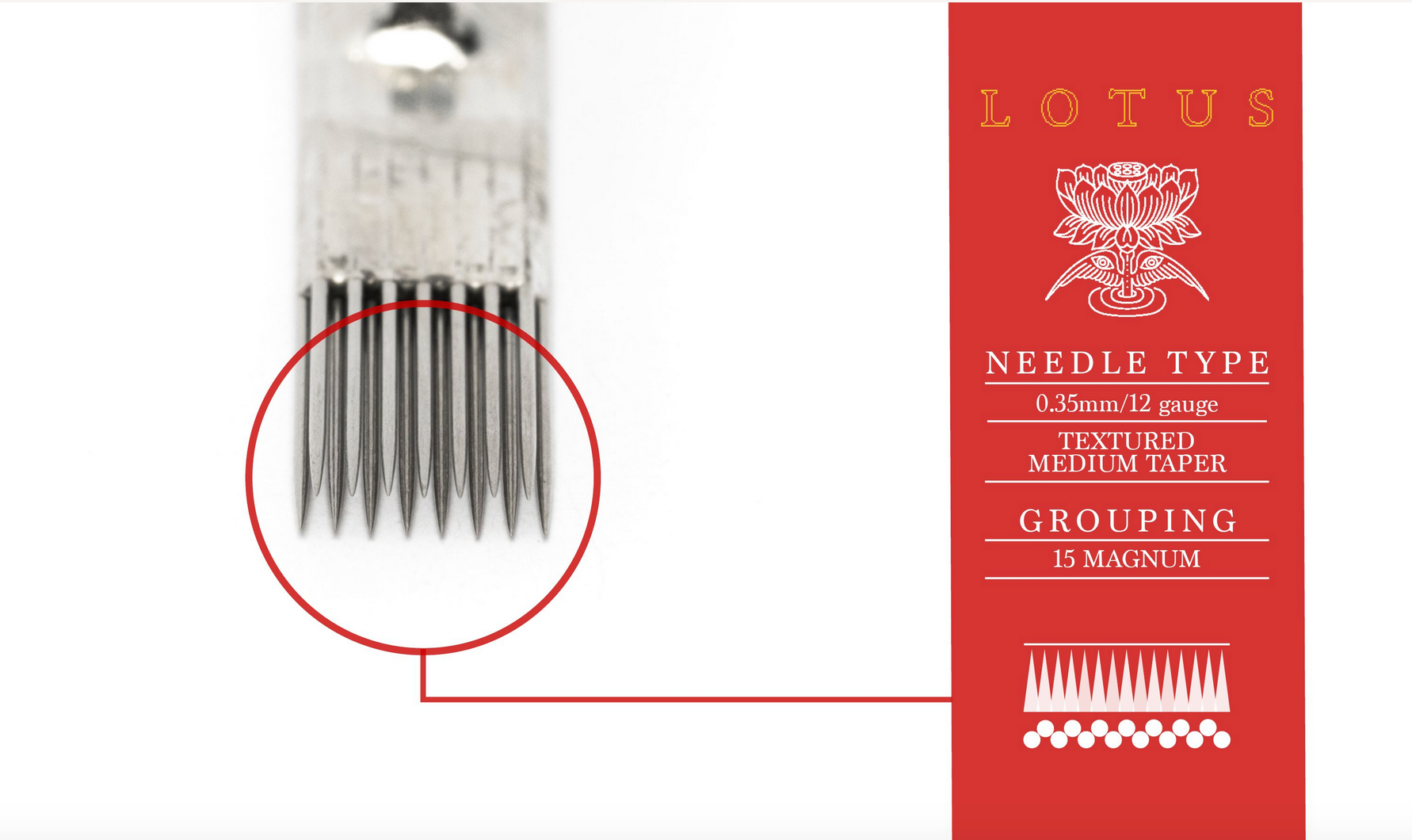 Lotus - MEDIUM TAPER TEXTURED MAGNUM - 7 - 25