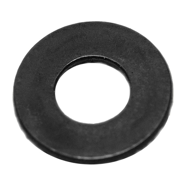 Flat #8 Washers - Black