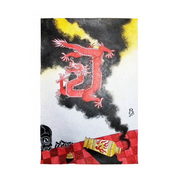 Spilled Dragon - Brian Paul Original Painting