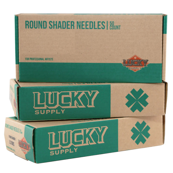 Lucky Supply Needles - 3-18 Round Shader - SALE