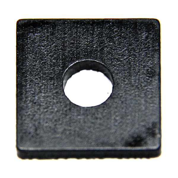 Square 1/2" Spring Shelf Washers - Black