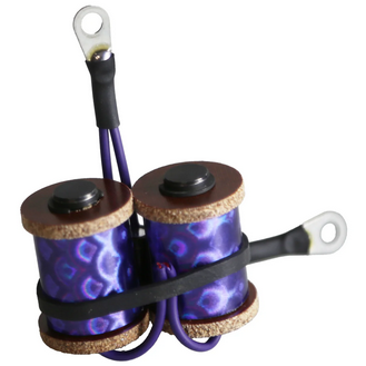 Coils with Purple/Shine Tape/FiberWasher - 1-1/8