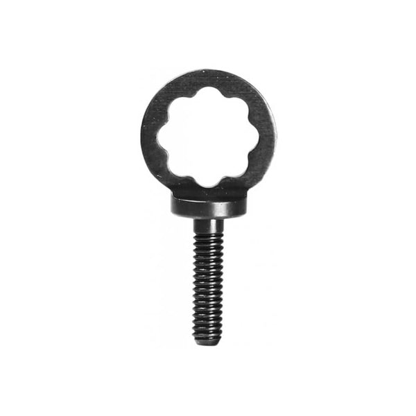 Tube Vice Screw - Circle Flower - Blackened
