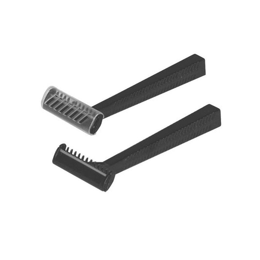 Disposable Razors Single Blade- Black