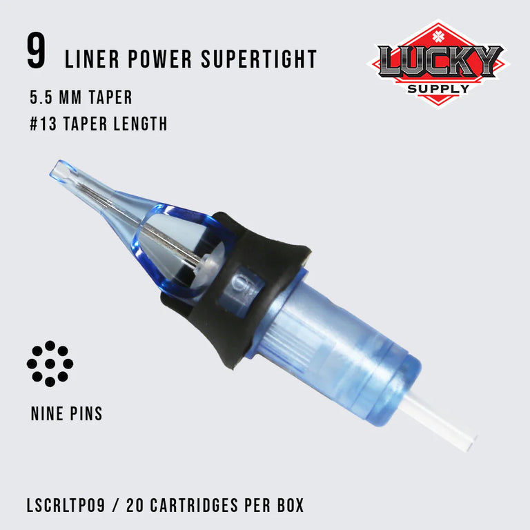 Lucky Supply - V2 Cartridges - Power Round Liners 9 Supertight