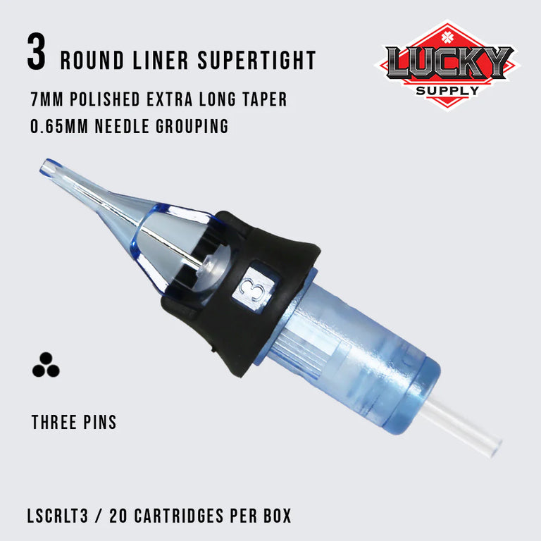 Lucky Supply - V2 Cartridges - Supertight / Tight Round Liner 1-11
