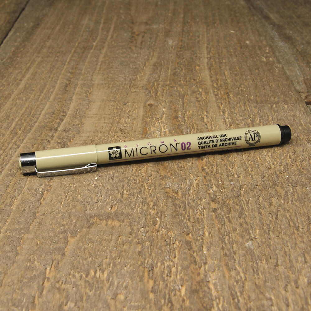 Sakura Pigma Micron 02 Pen - Black