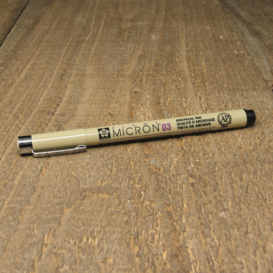 Sakura Pigma Micron 03 Pen - Black
