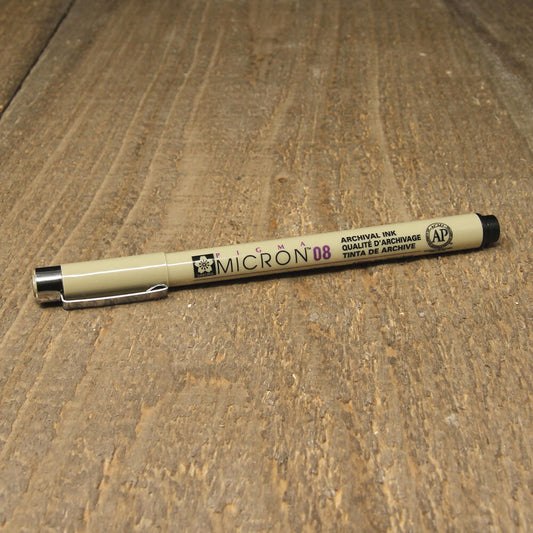 Sakura Pigma Micron 08 Pen - Black