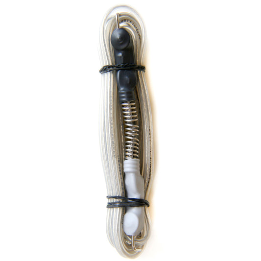 Lucky Supply Silicone Clip Cord with Springs - Clear