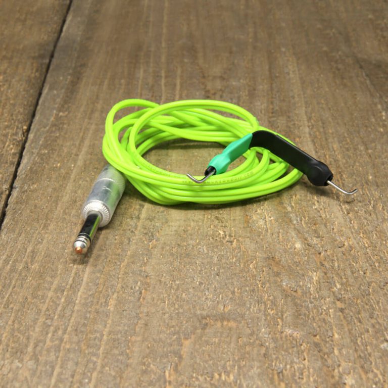 Lucky Supply Silicone Clip Cord With Springs - Neon Green