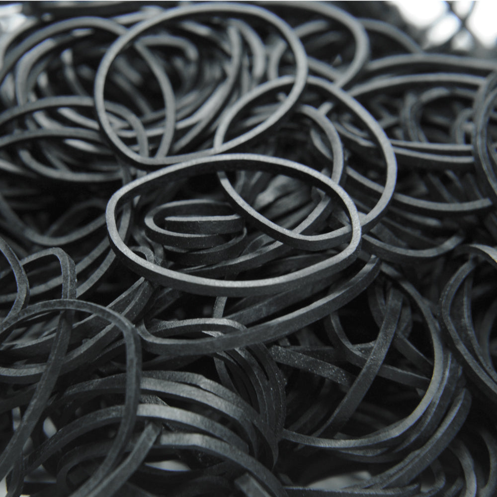 Rubber Bands - Thin Black