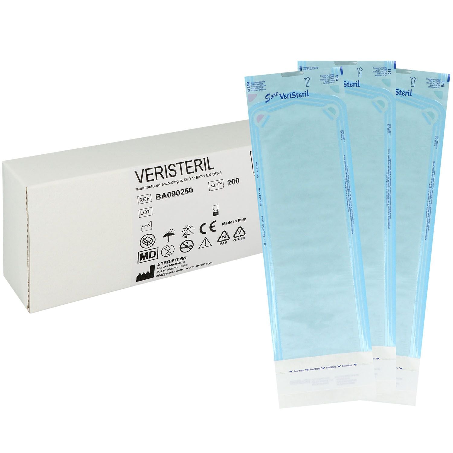 Autoclave / Self-Sealing Sterilization Pouches / various sizes and packaging
